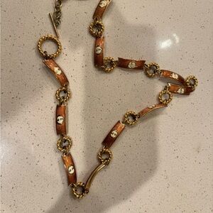 Vintage enamel GUCCI belt 1970’s